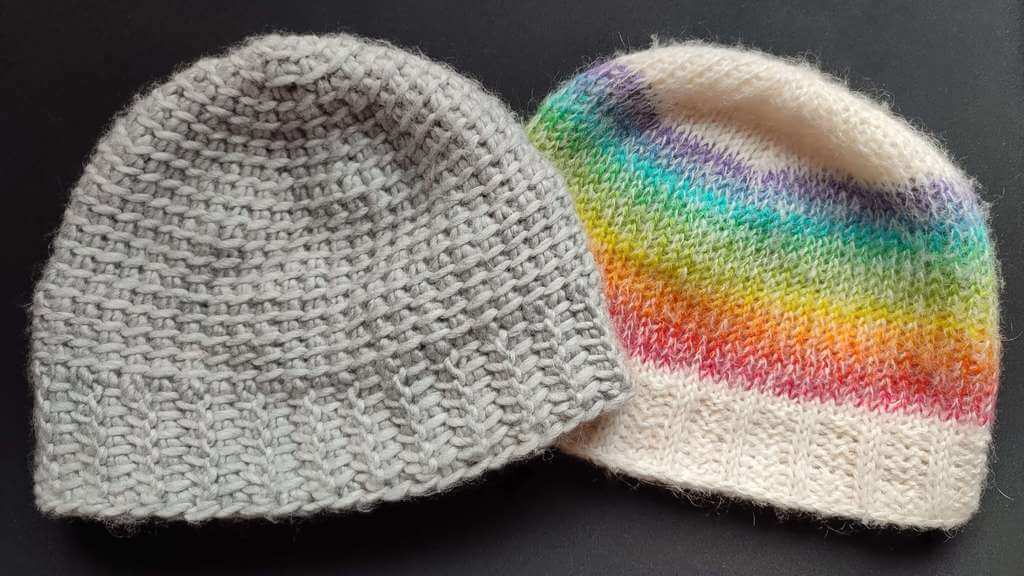 How to line a crochet beanie with fleece 31 A lined and an unlined beanie
