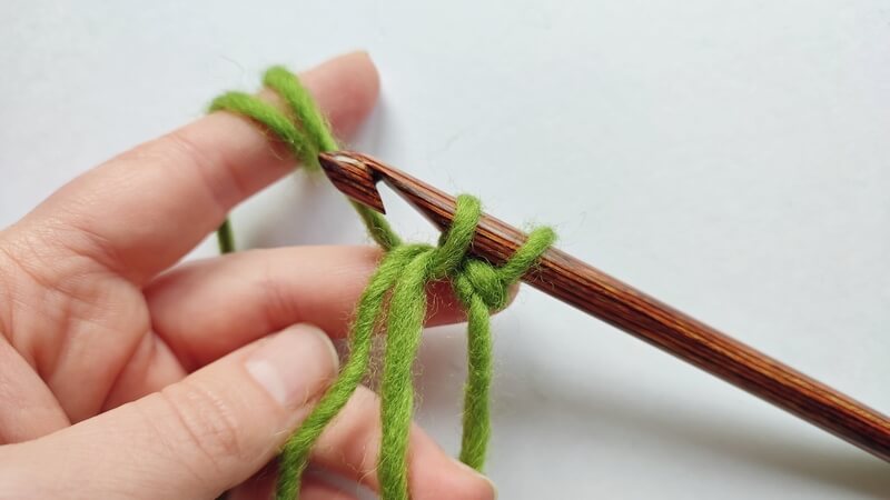How to start a Tunisian crochet project in a magic ring 5 Tunisian crochet in magic ring 04