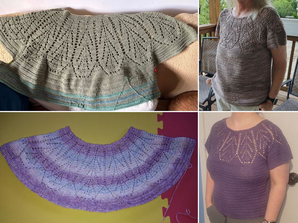 Project diary - Calliandra round yoke top 11 testers 7 1