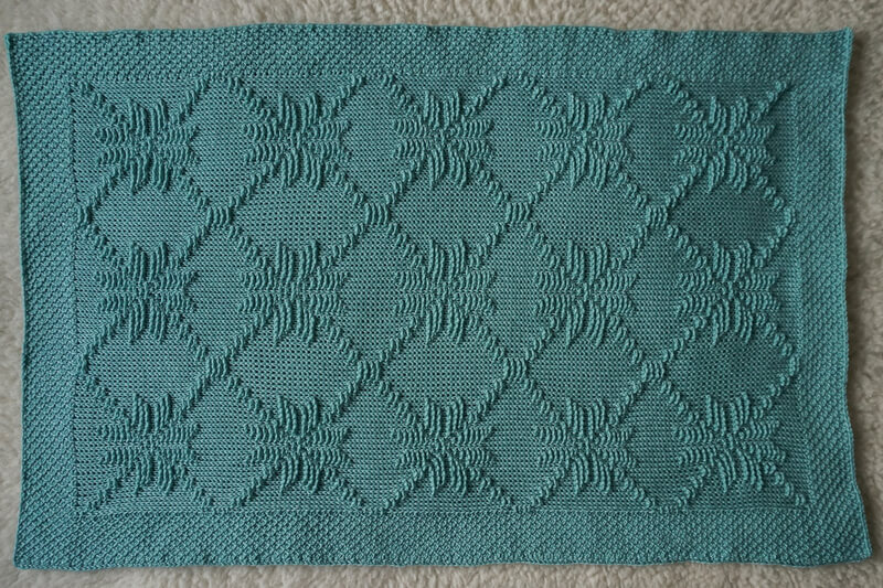 Nordic star Tunisian crochet baby blanket pattern 8 Frost flowers baby blanket Tunisian crochet pattern 4