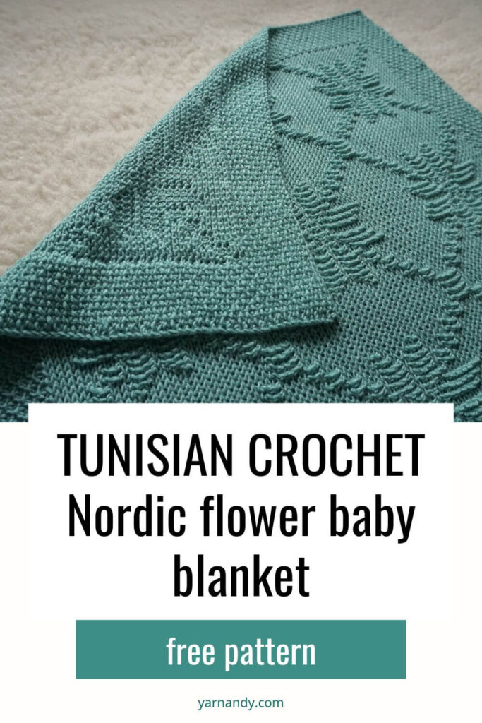 Nordic star Tunisian crochet baby blanket pattern 16 Pin about Nordic star baby blanket pattern