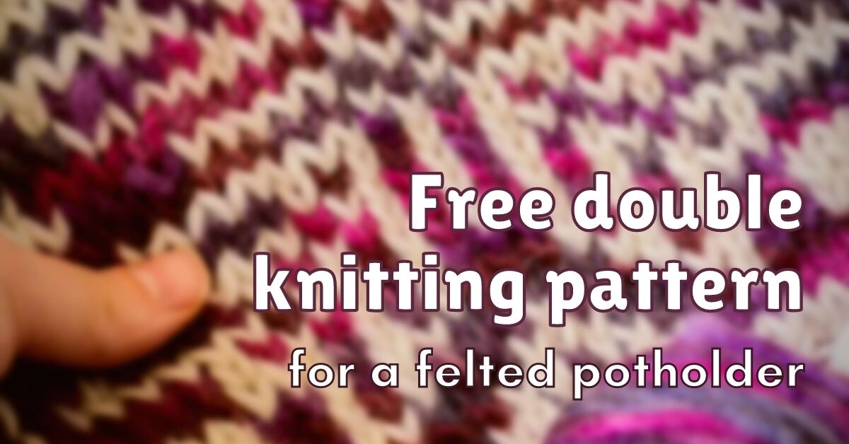Cover photo free double knitting pattern
