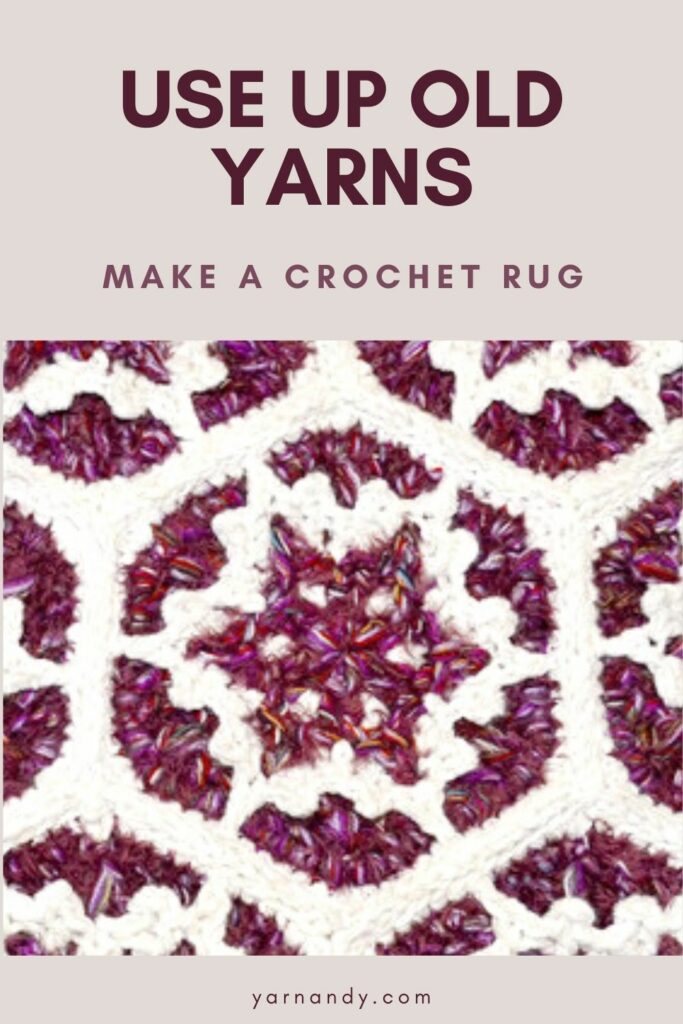 Pinteresat pin get rid of yarn make a rug