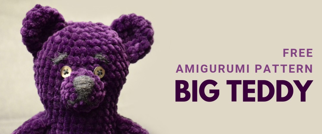 Free amigurumi teddy bear pattern with 2 options for arms 5 Amigurumi teddy bear free pattern