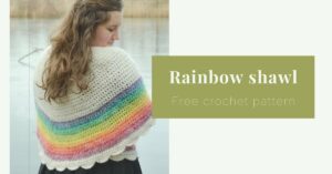 Rainbow shawl cover photo