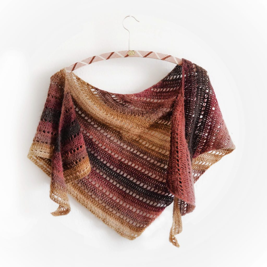 Kizilkaya shawl on a hanger