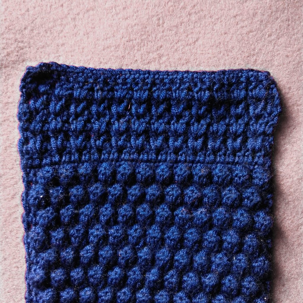 Crochet kindle case almost finished