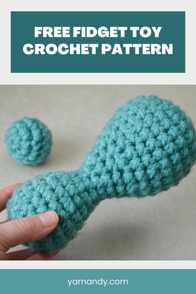 Pin Skittle - Fidget toy crochet pattern