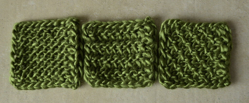 Reduce or remove Tunisian crochet curling by using one of these three non-curling stitch patterns