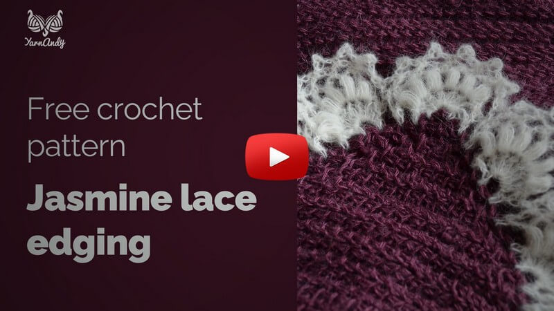 jasmine lace edging button