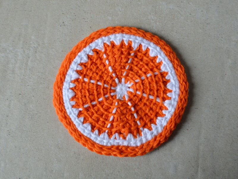 citrus coasters step finished
