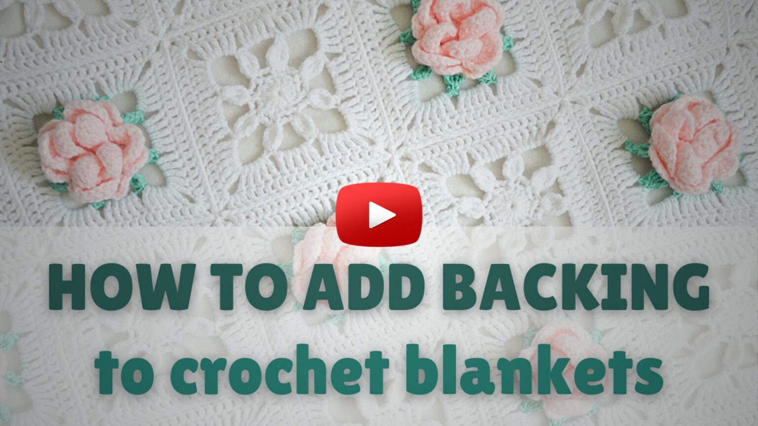 How to easily add backing to crochet blankets Yarnandy