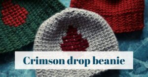 Crimson drop beanie cover