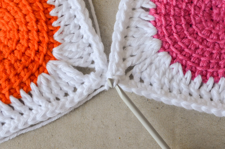 Easy way to join granny squares 2