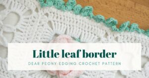 Little leaf border pattern cover