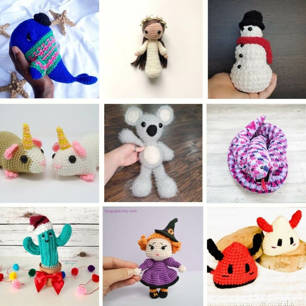 amigurumi treasure chest collage 2 1