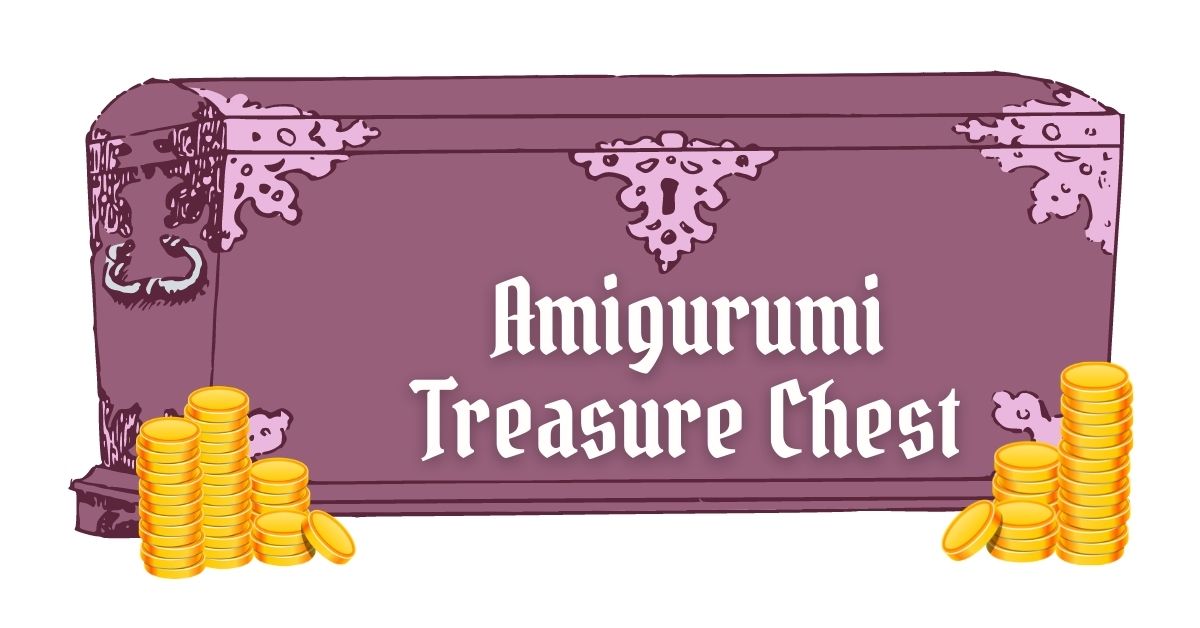 cover photo amigurumi treasure chest