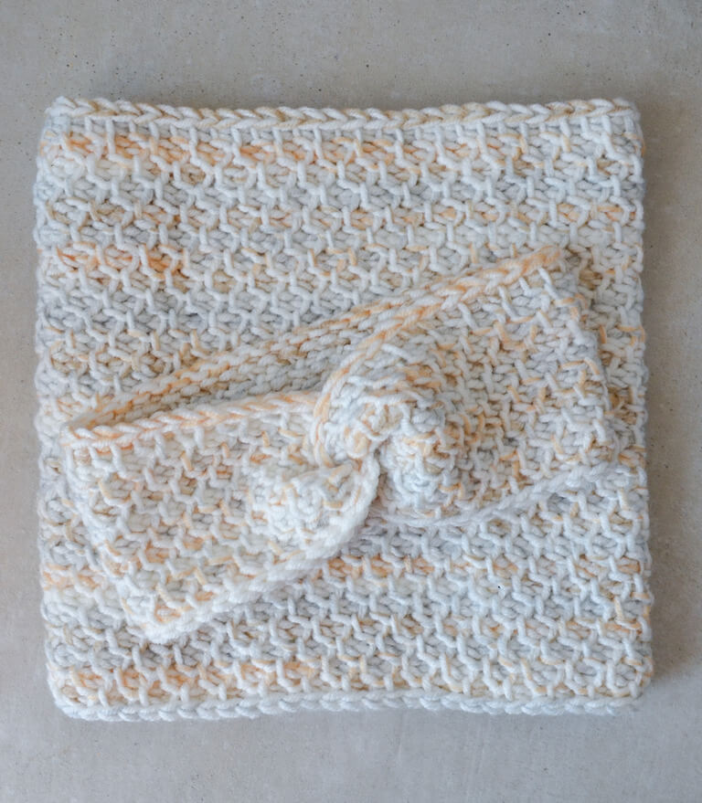 Tunisian Crochet Honeycomb Stitch - Kickin Crochet