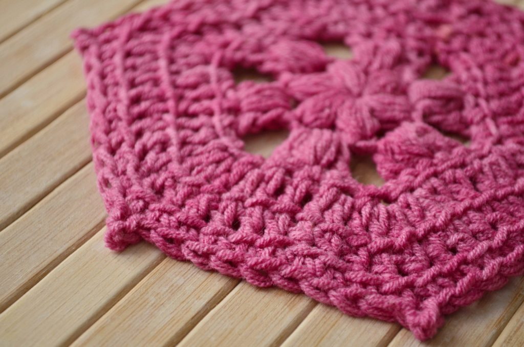 Blanket hexagon part of my crochet design business plan for 2022