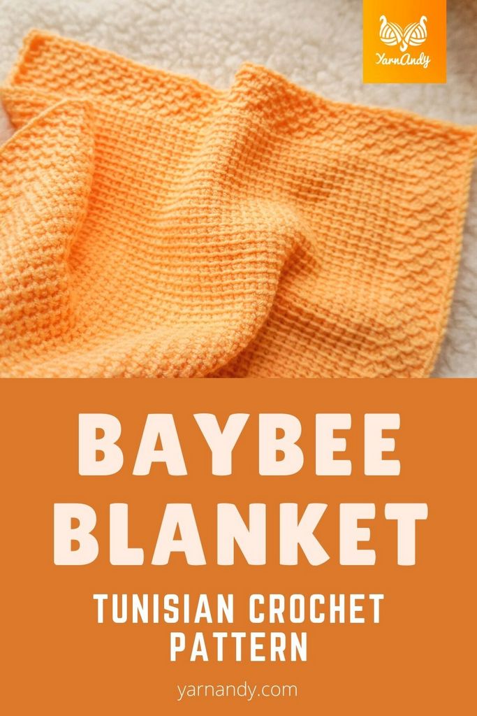 Pinterest baybee tunisian crochet baby blanket pattern