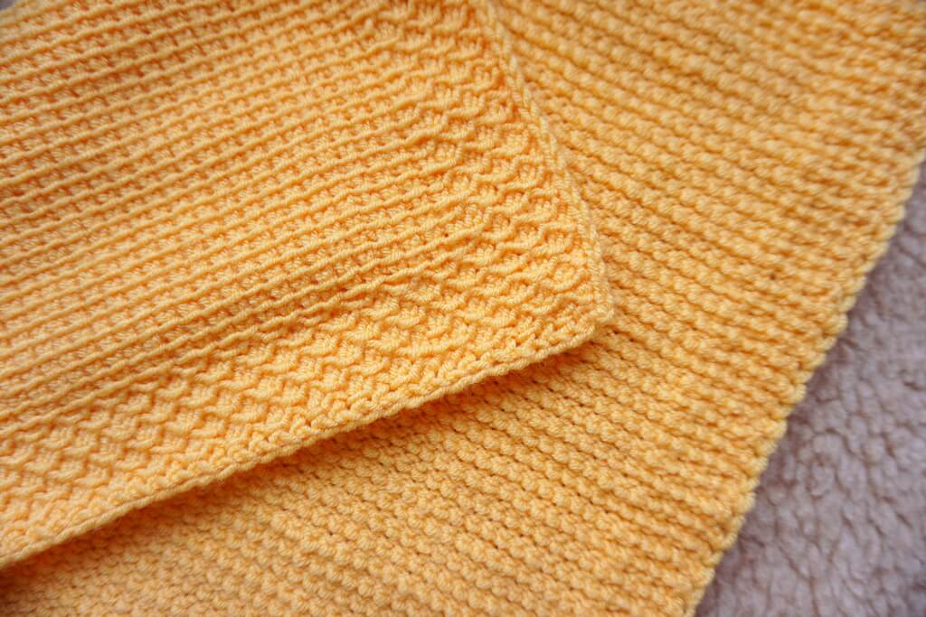 Tunisian crochet baby blanket pattern 3