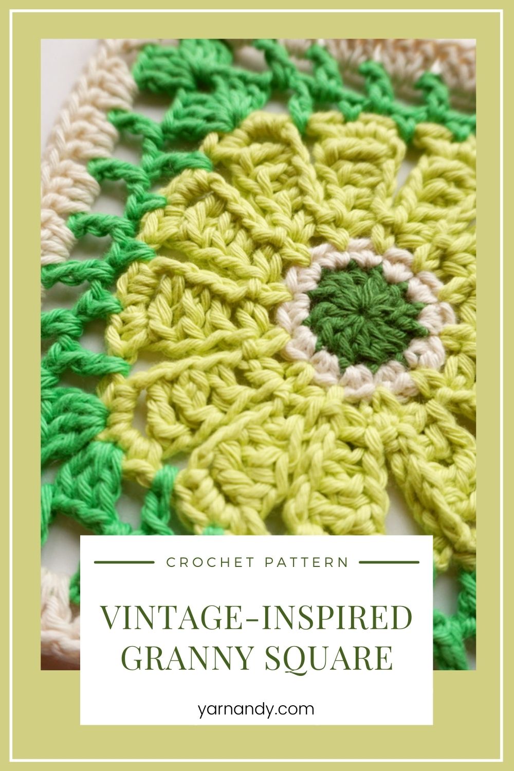 Free vintage granny square crochet pattern for blankets Yarnandy