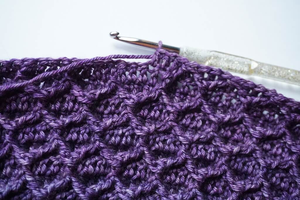 WIP 2 crochet shawl