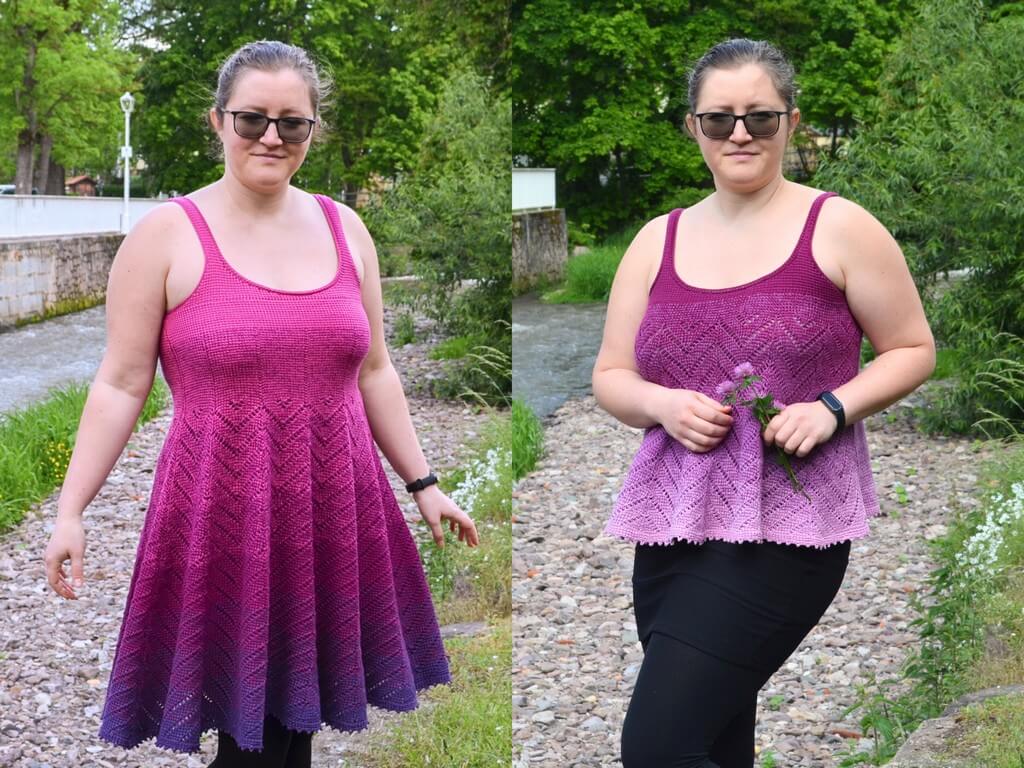 Mulberrry gradient Top or dress