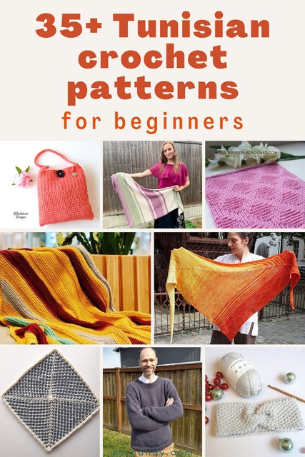 Pin over 35 tunisian crochet patterns for beginners