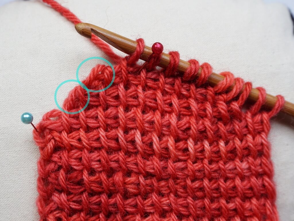 How to find the end of short rows Tunisian crochet