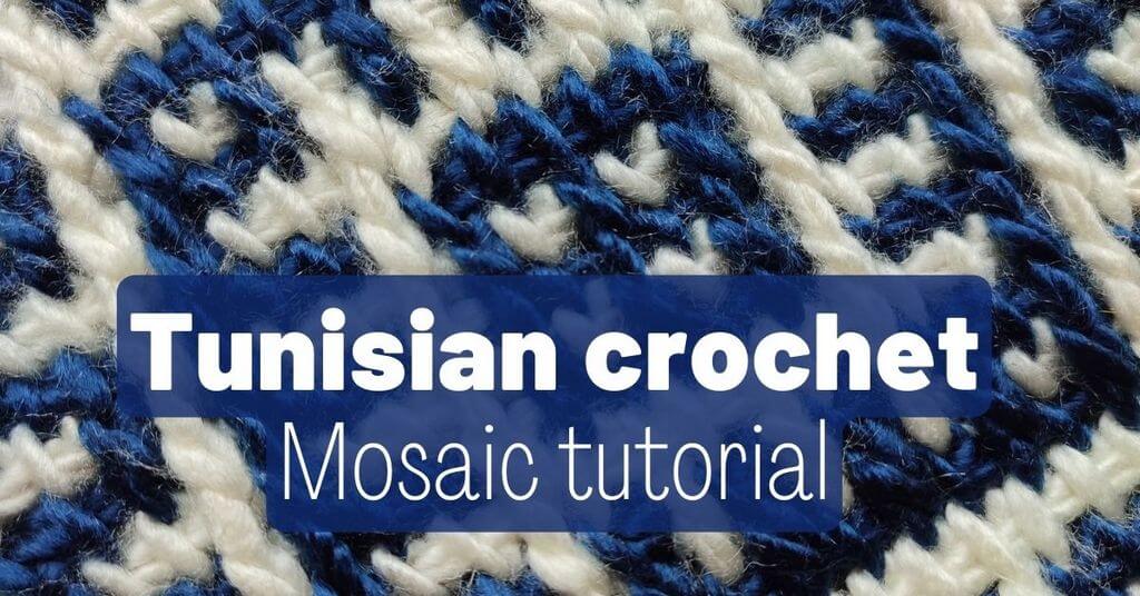 tunisian crochet lace shawl