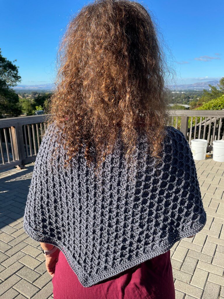 Honey drip asymmetrical shawl pattern release 19 Karen Drexler 04