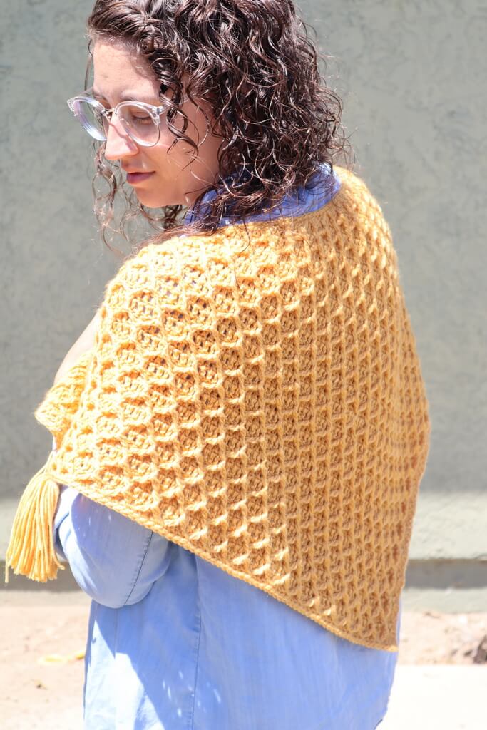 Honey drip asymmetrical shawl pattern release 13 Leesha Taylor 05