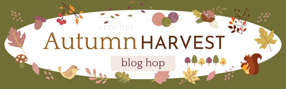 Free Tunisian crochet pattern - Fall leaf garland 1 Autumn Harvest Blog Hop 1