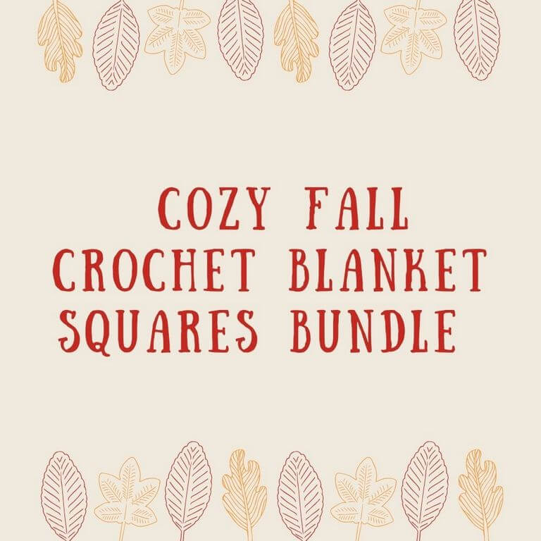 crochet blanket squares bundle