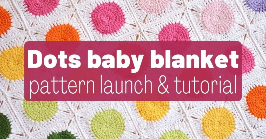 Cover photo dots baby blanket