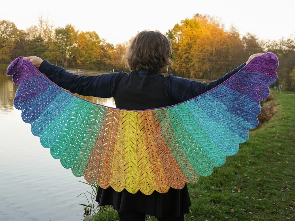 Macaw wings shawl 6 jpg