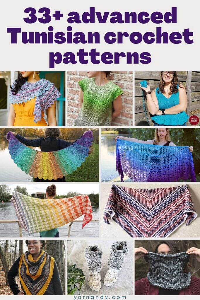 Pin Collection of advanced Tunisian crochet patterns 8