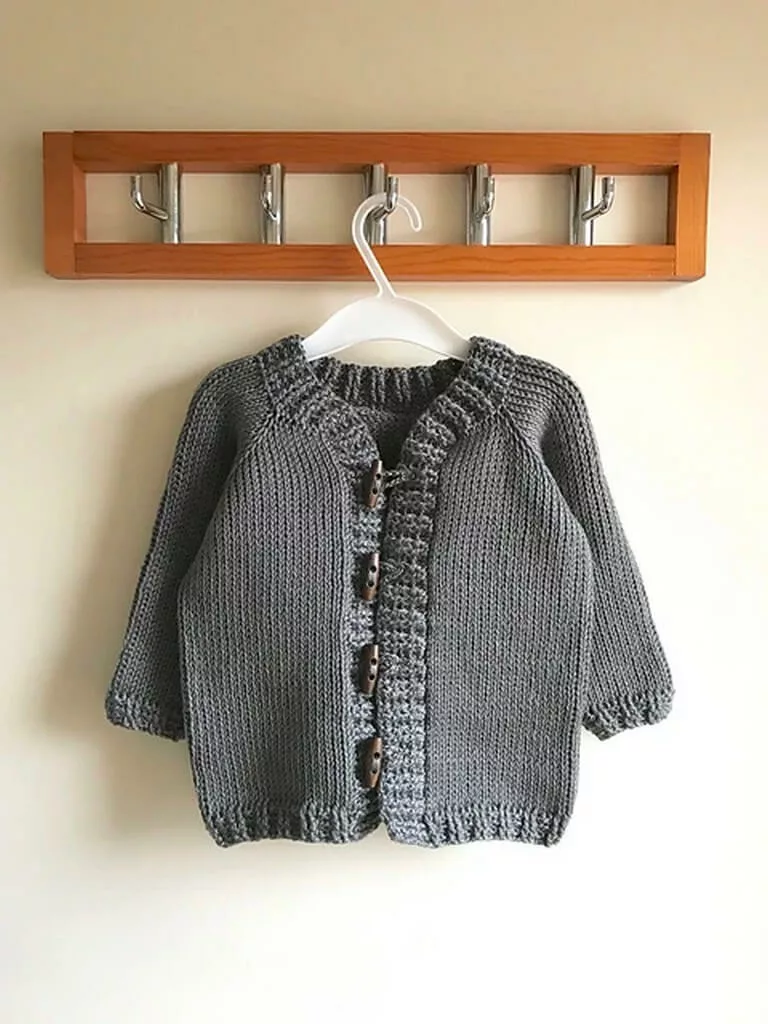 Veronica Cromwell Toggle Button Cardigan Tunisian crochet pattern jpg