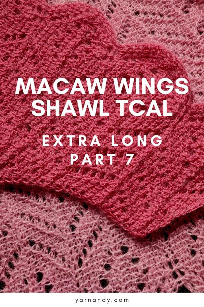 Macaw wings shawl TCAL new Part 7 Pin