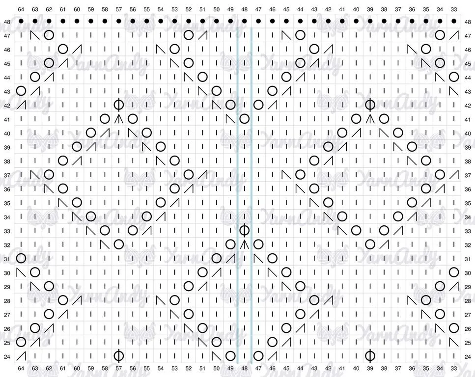 Lacy diamond Tunisian crochet bandana free pattern 2 jpg