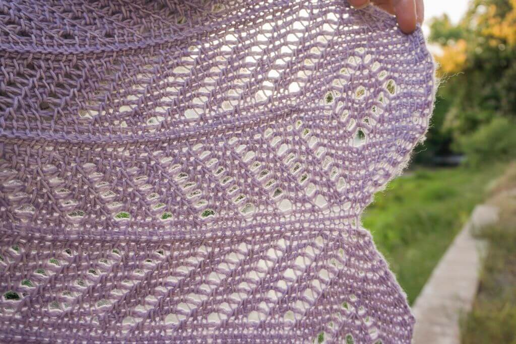 Plumaria capelet Tunisian crochet pattern 41 1024