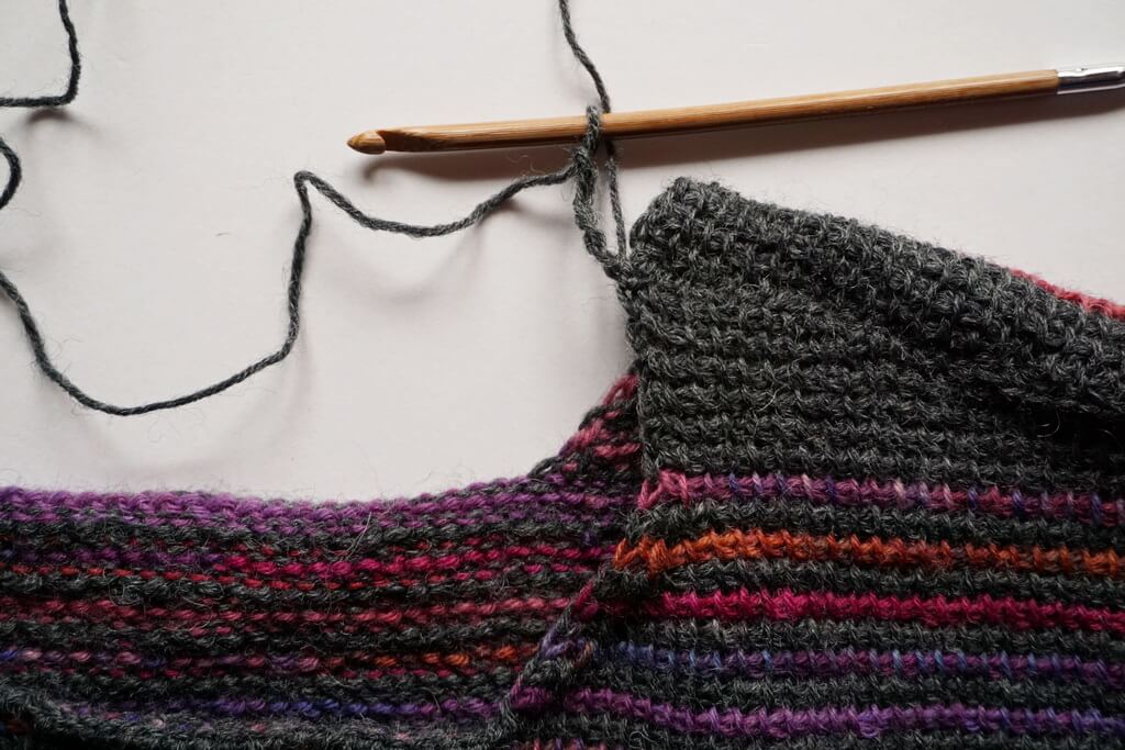 Free Tunisian Crochet Spring Sweater Pattern - Hooked Hazel