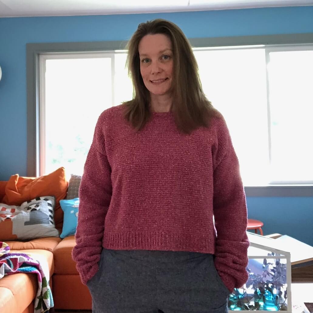 Free Tunisian crochet sweater pattern with 12 sizes Yarnandy