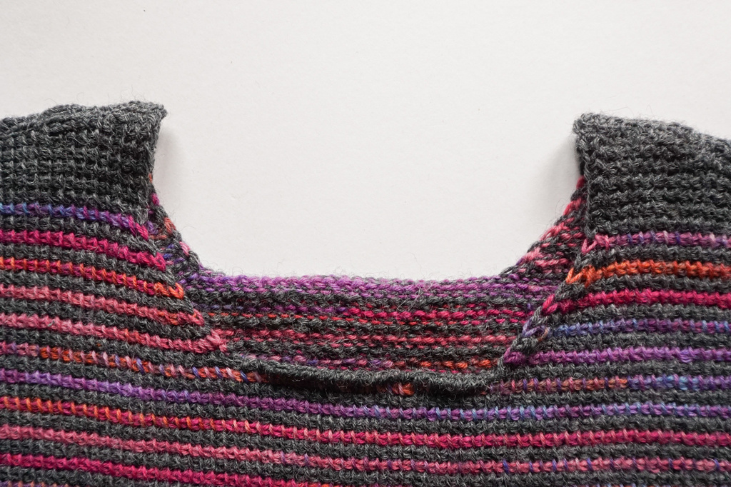Sporeprint sweater Tunisian crochet pattern tutorial 6