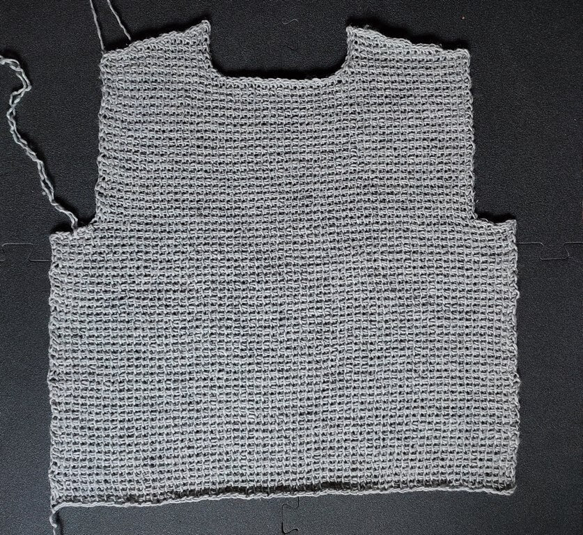 Etched slate sweater version 2 back