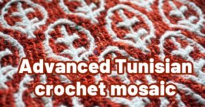 Cover photo Advanced Tunisian crochet tutorial