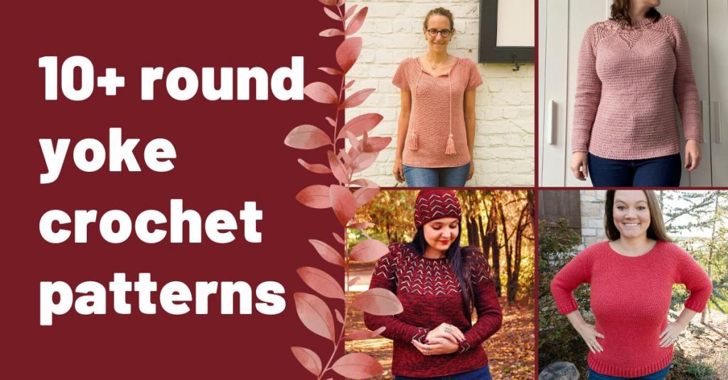 Cover photo round yoke crochet patterns