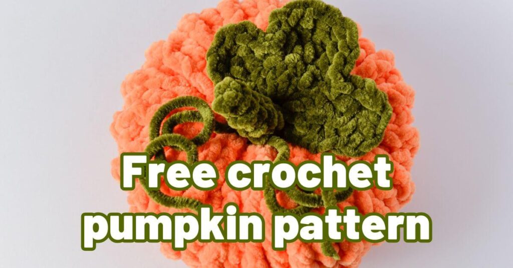 Cover photo free crochet pumpkin pattern