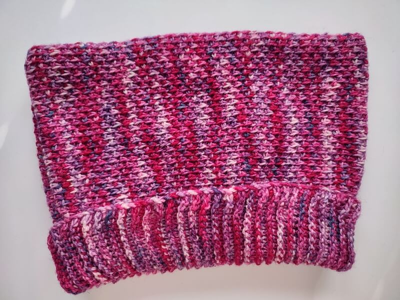 Tunisian crochet cat ear beanie free pattern 21 pink cat ear beanie finished